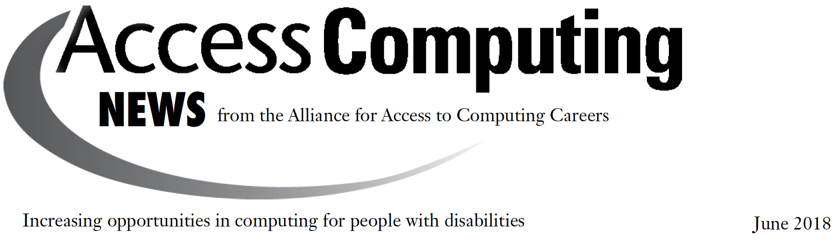 AccessComputing News header AccessComputing News header